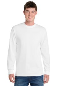 Port & Co Long Sleeve Essential Tee. PC61LS