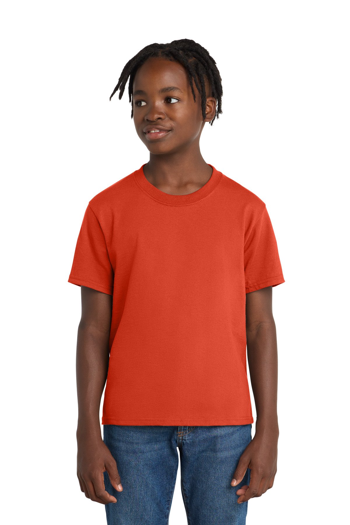 Port & Co Youth Essential Tee. PC61Y - Image 13