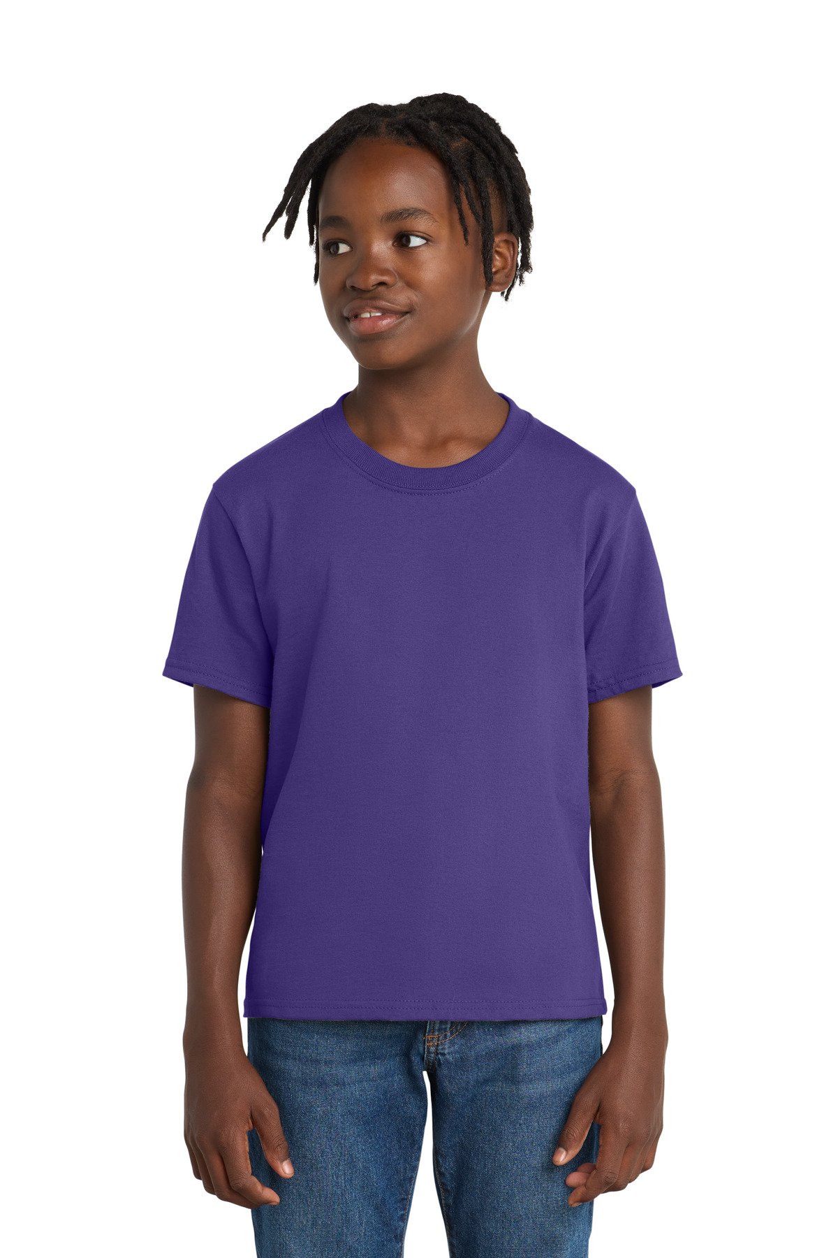 Port & Co Youth Essential Tee. PC61Y - Image 16