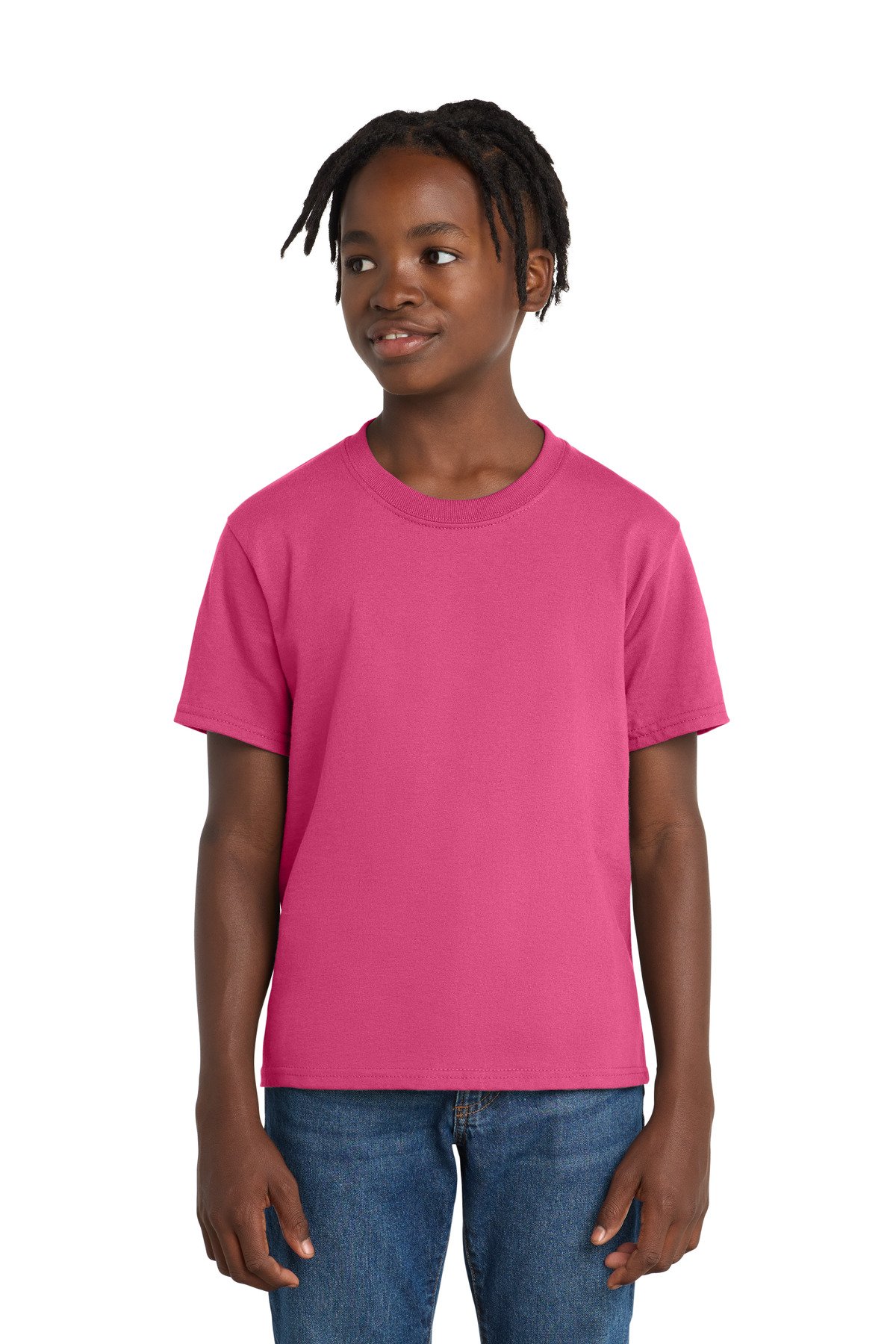 Port & Co Youth Essential Tee. PC61Y - Image 23
