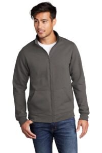 Alternative view of Port & Co   Core Fleece Cadet Full-Zip Sweatshirt PC78FZ