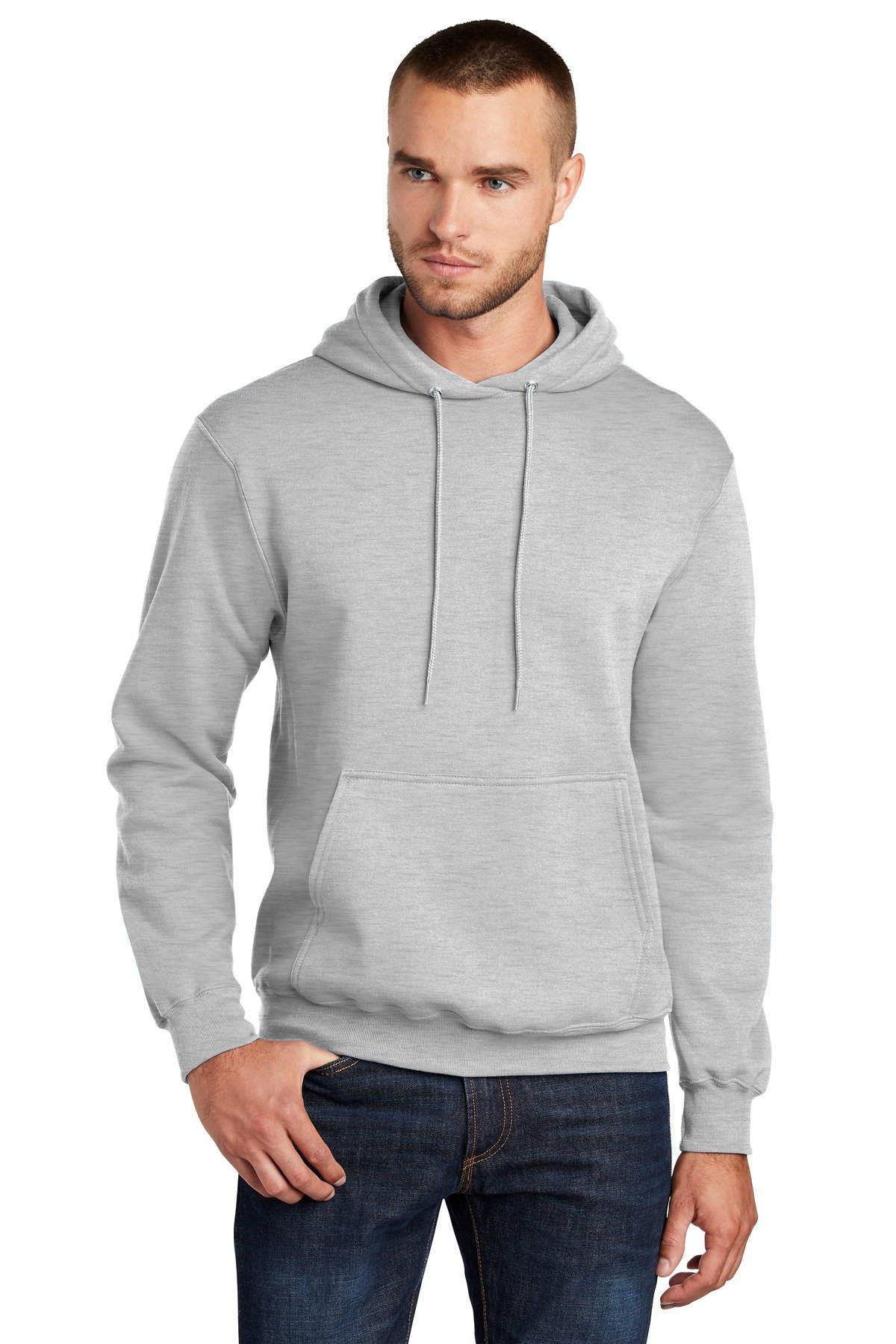 Port & Co Core Fleece Pullover Hooded Sweatshirt. PC78H - Image 8