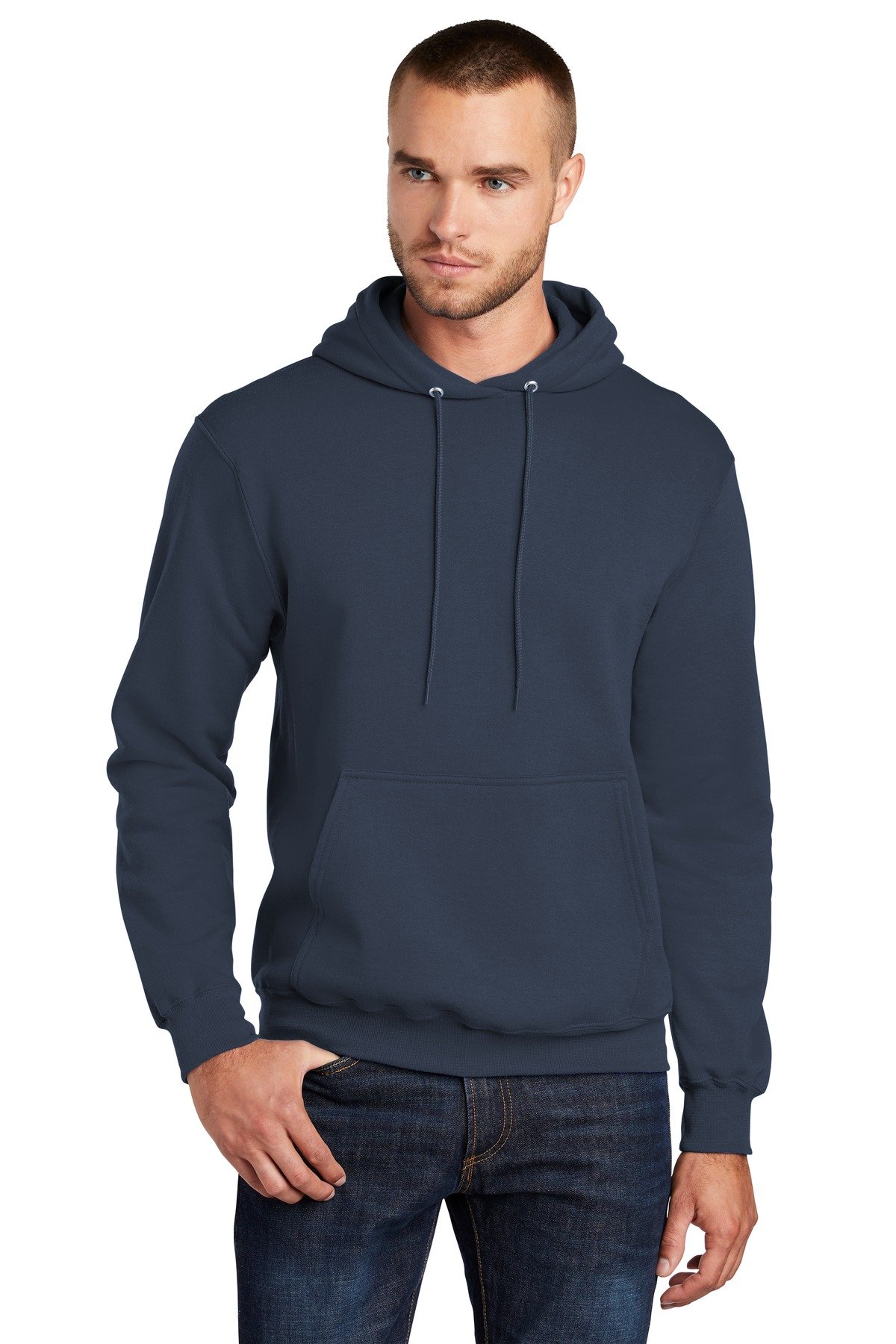Port & Co Core Fleece Pullover Hooded Sweatshirt. PC78H - Image 4