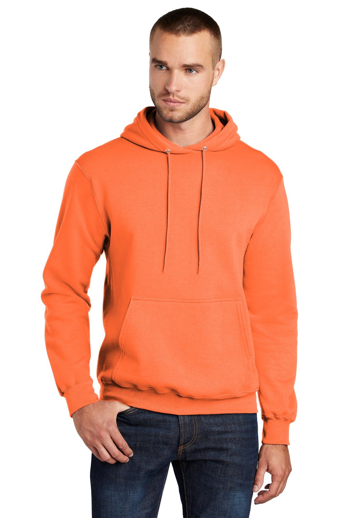 Port & Co Core Fleece Pullover Hooded Sweatshirt. PC78H - Image 35