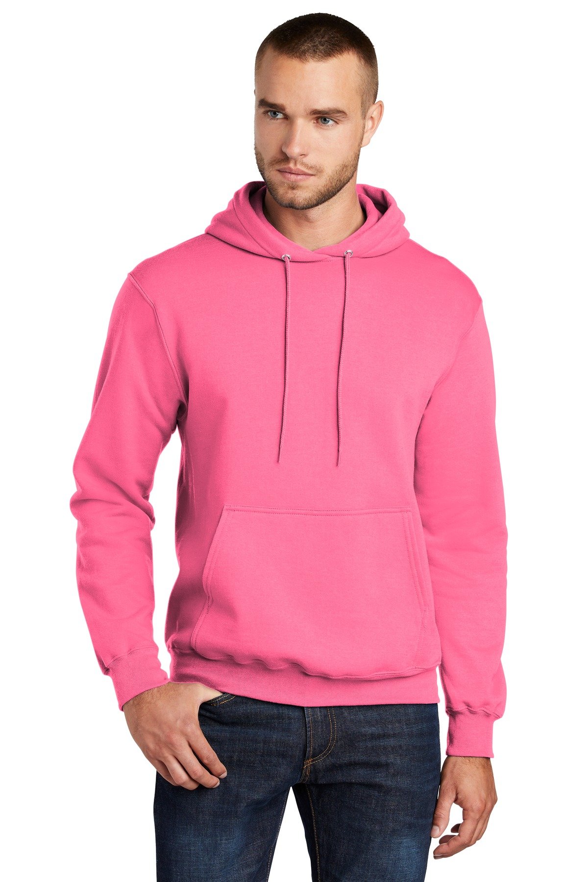 Port & Co Core Fleece Pullover Hooded Sweatshirt. PC78H - Image 36