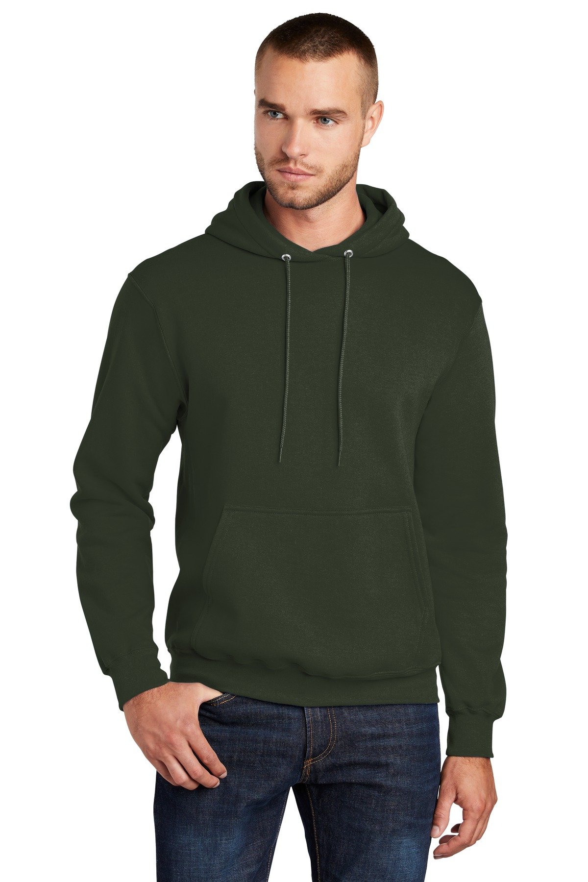 Port & Co Core Fleece Pullover Hooded Sweatshirt. PC78H - Image 38