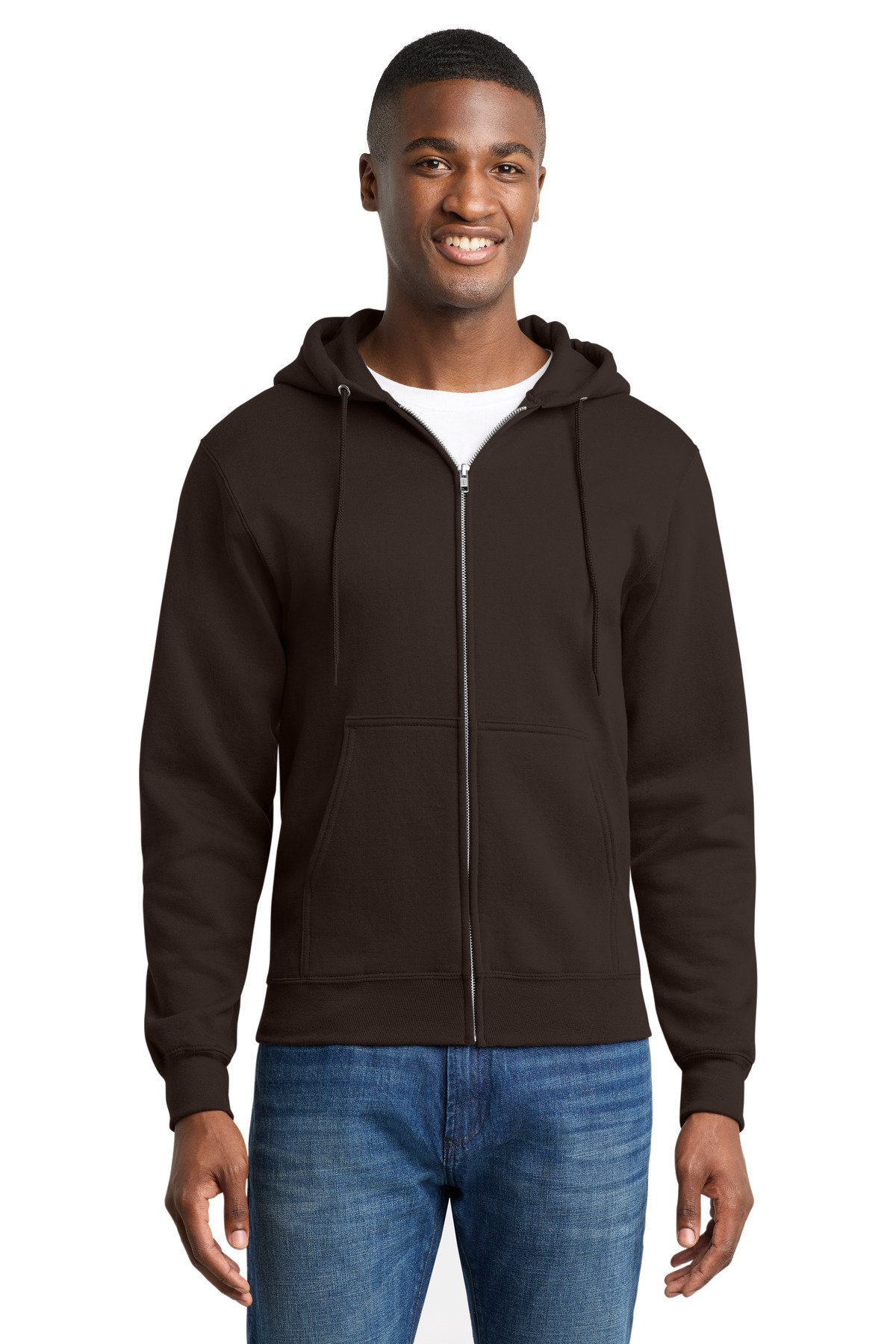 Port & Co Core Fleece Full-Zip Hooded Sweatshirt. PC78ZH - Image 11
