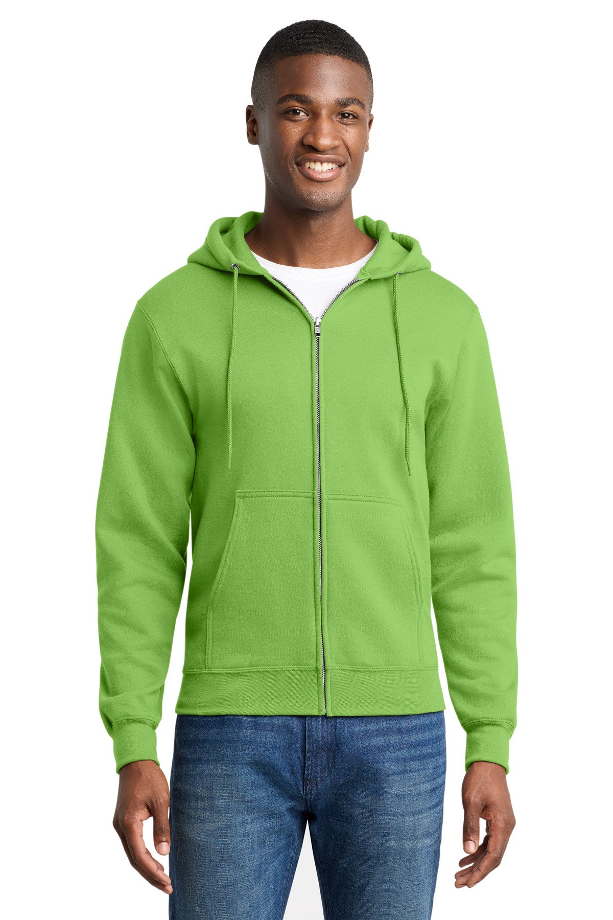 Port & Co Core Fleece Full-Zip Hooded Sweatshirt. PC78ZH - Image 15