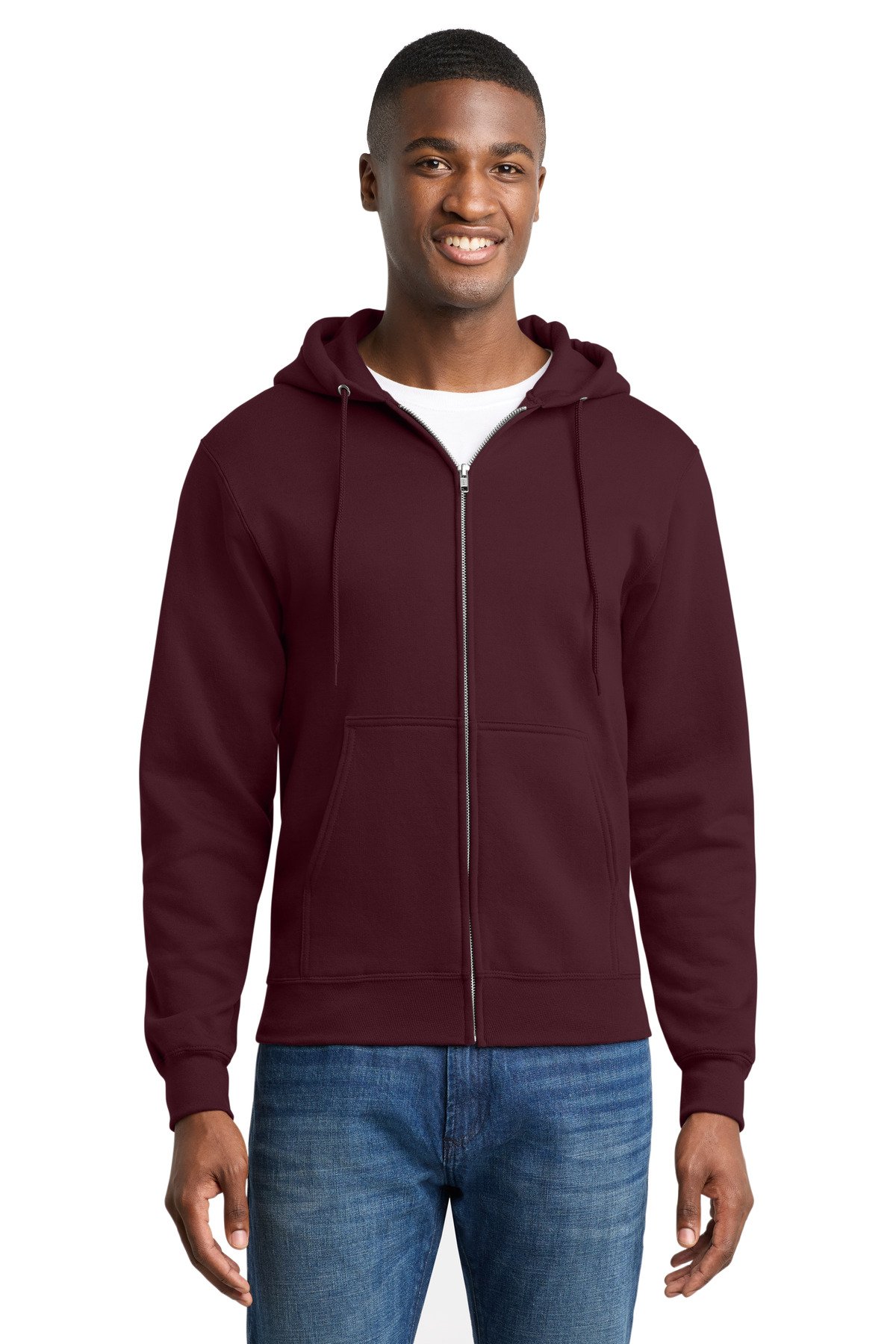 Port & Co Core Fleece Full-Zip Hooded Sweatshirt. PC78ZH - Image 3