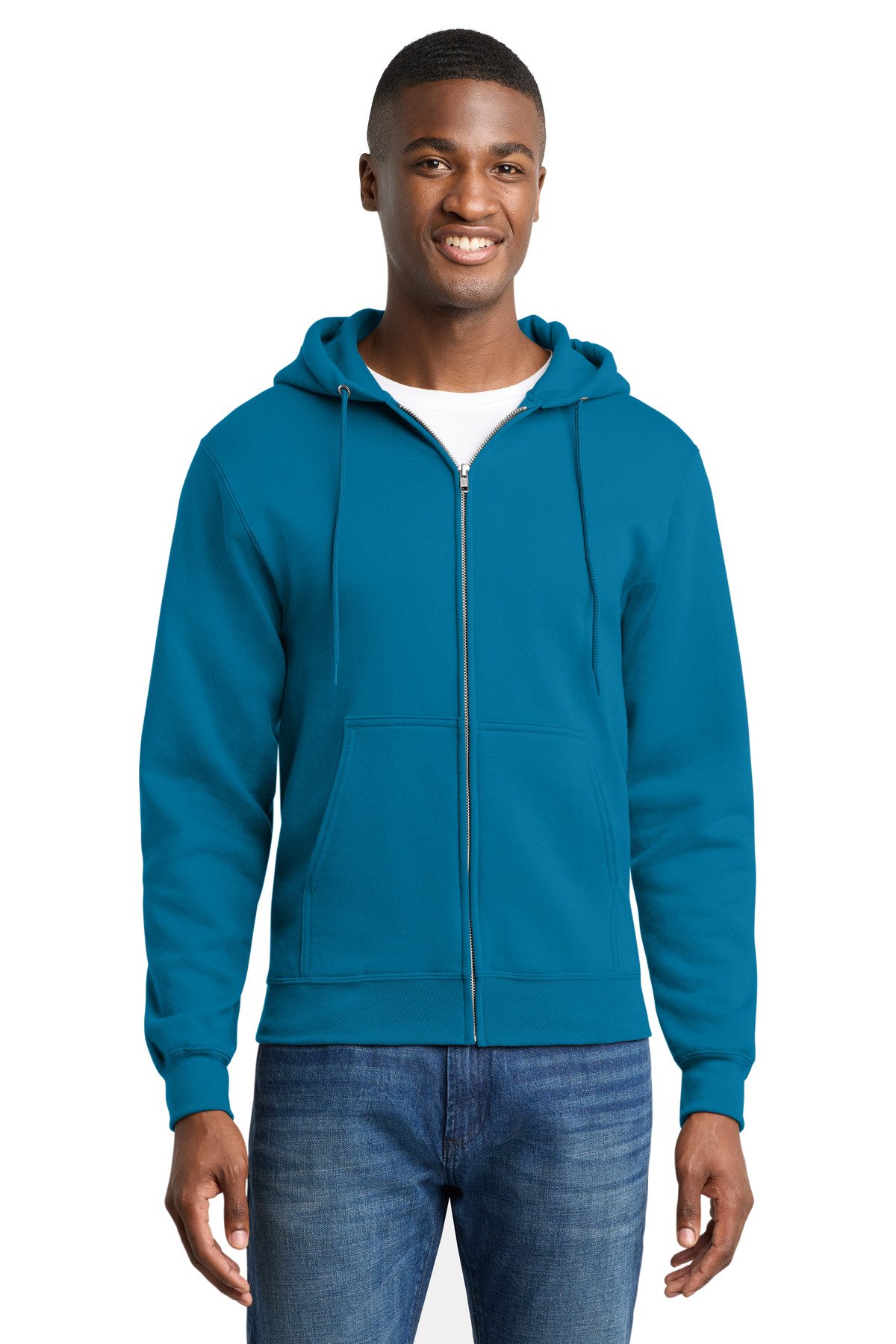 Port & Co Core Fleece Full-Zip Hooded Sweatshirt. PC78ZH - Image 16