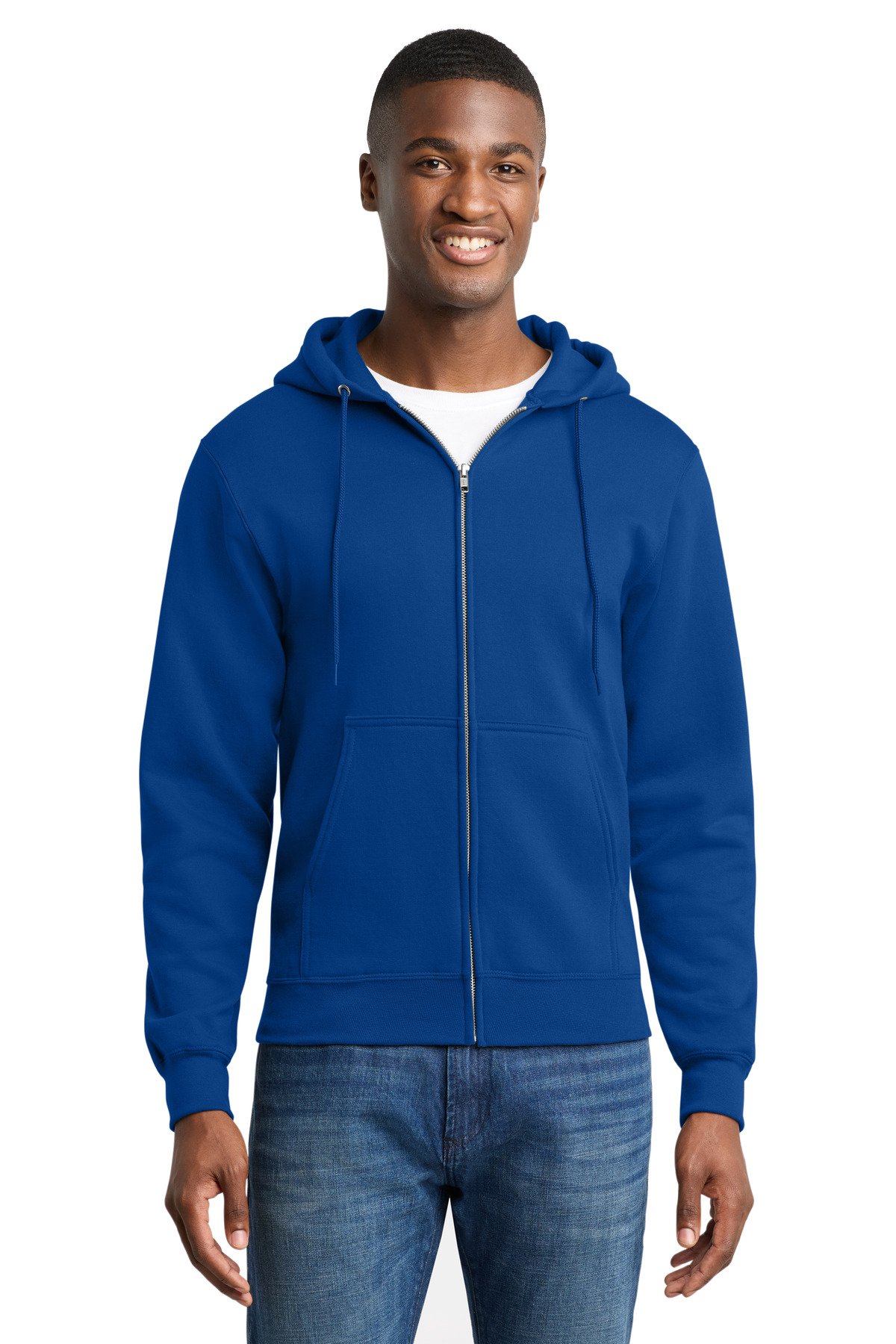 Port & Co Core Fleece Full-Zip Hooded Sweatshirt. PC78ZH - Image 28