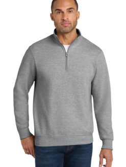 Port & Co Fan Favorite Fleece 1/4-Zip Pullover Sweatshirt. PC850Q
