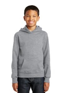 Alternative view of Port & Co   Youth Fan Favorite Fleece Pullover Hooded Sweatshirt. PC850YH