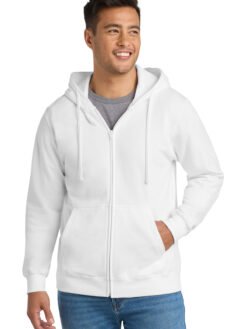 Port & Co   Fan Favorite Fleece Full-Zip Hooded Sweatshirt. PC850ZH