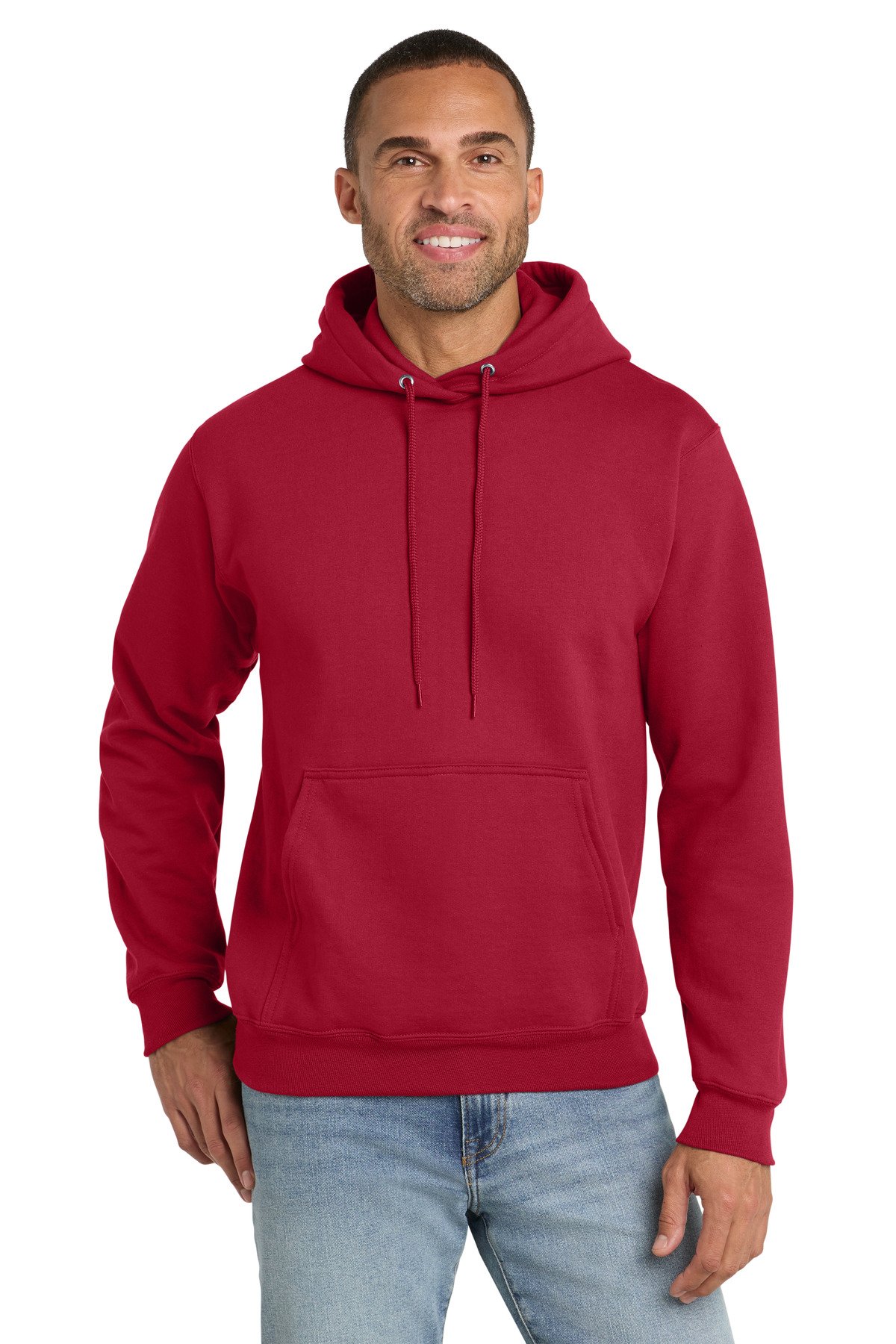 Port & Co Essential Fleece Pullover Hooded Sweatshirt. PC90H - Image 6