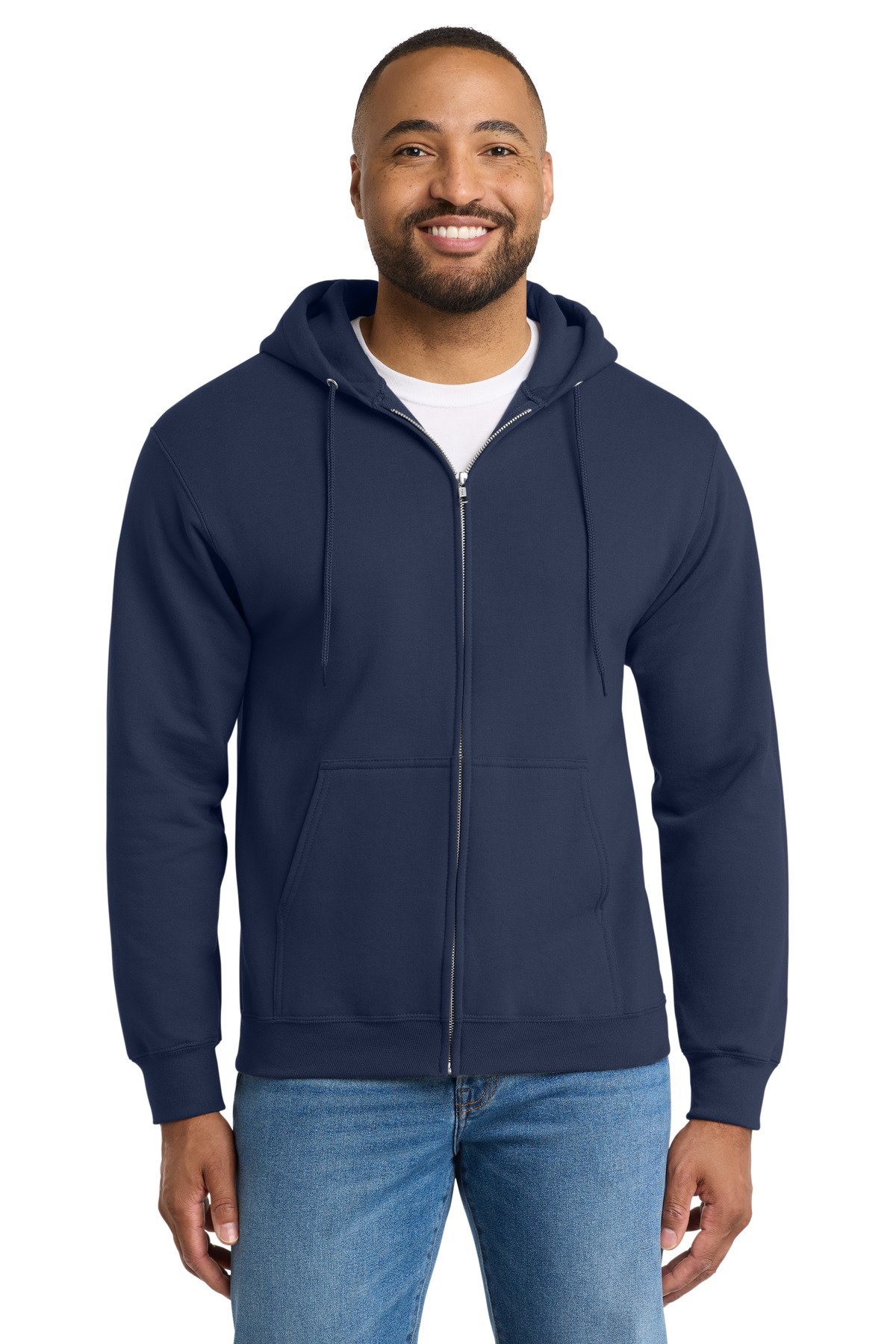 Port & Co Tall Essential Fleece Full-Zip Hooded Sweatshirt. PC90ZHT - Image 5