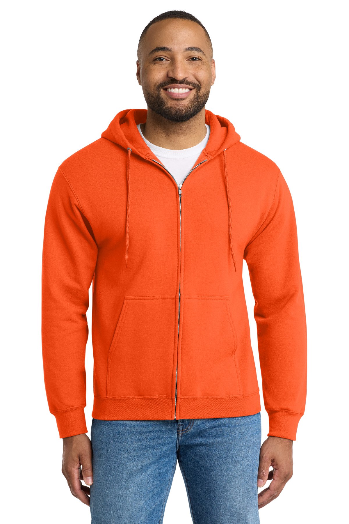 Port & Co Tall Essential Fleece Full-Zip Hooded Sweatshirt. PC90ZHT - Image 8