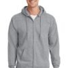 Port & Co   Essential Fleece Full-Zip Hooded Sweatshirt.  PC90ZH