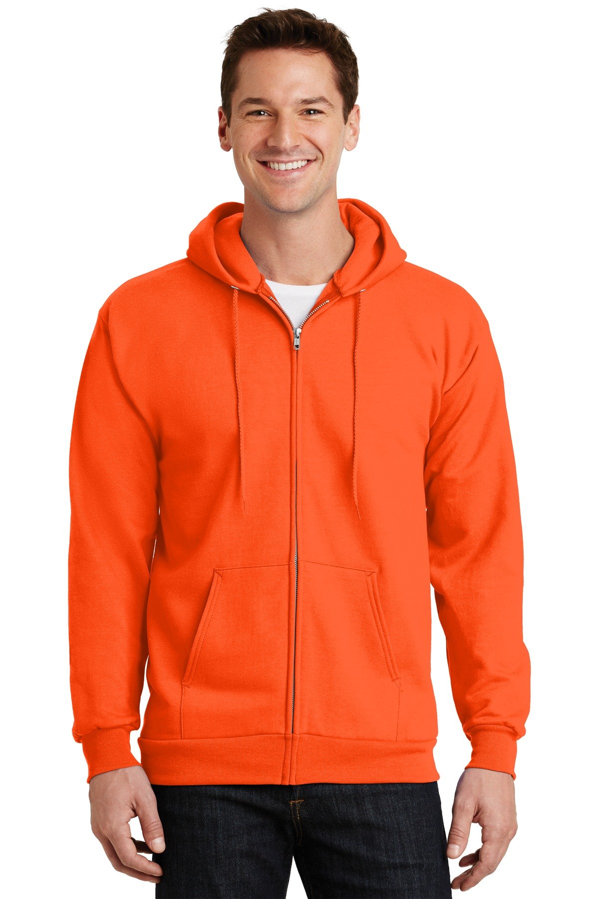 Port & Co Essential Fleece Full-Zip Hooded Sweatshirt. PC90ZH - Image 7
