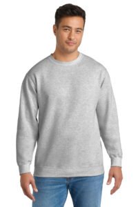 Alternative view of Port & Co   Essential Fleece Crewneck Sweatshirt.  PC90