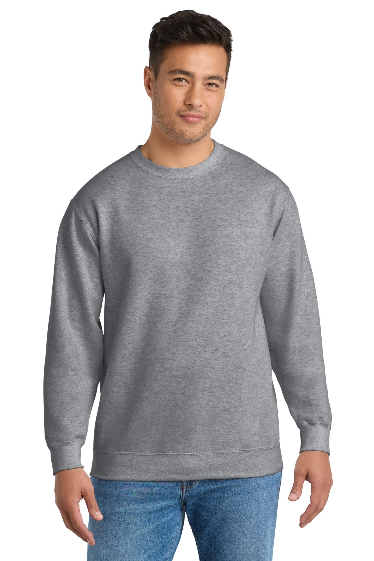 Port & Co Essential Fleece Crewneck Sweatshirt. PC90 - Image 5
