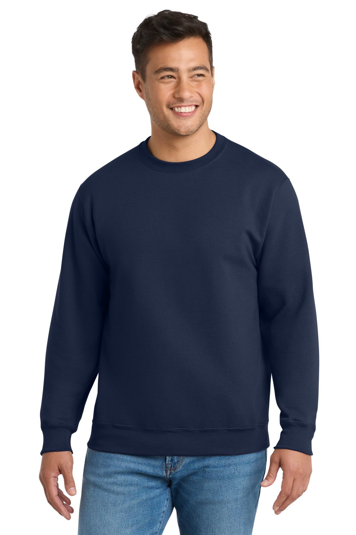 Port & Co Essential Fleece Crewneck Sweatshirt. PC90 - Image 3