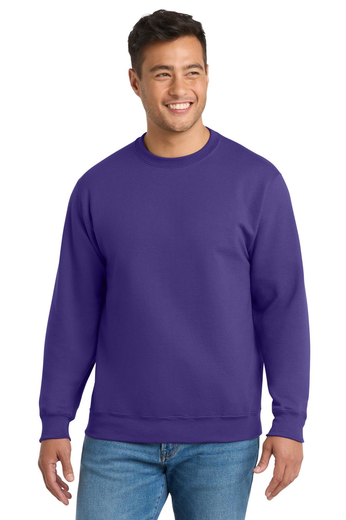 Port & Co Essential Fleece Crewneck Sweatshirt. PC90 - Image 8