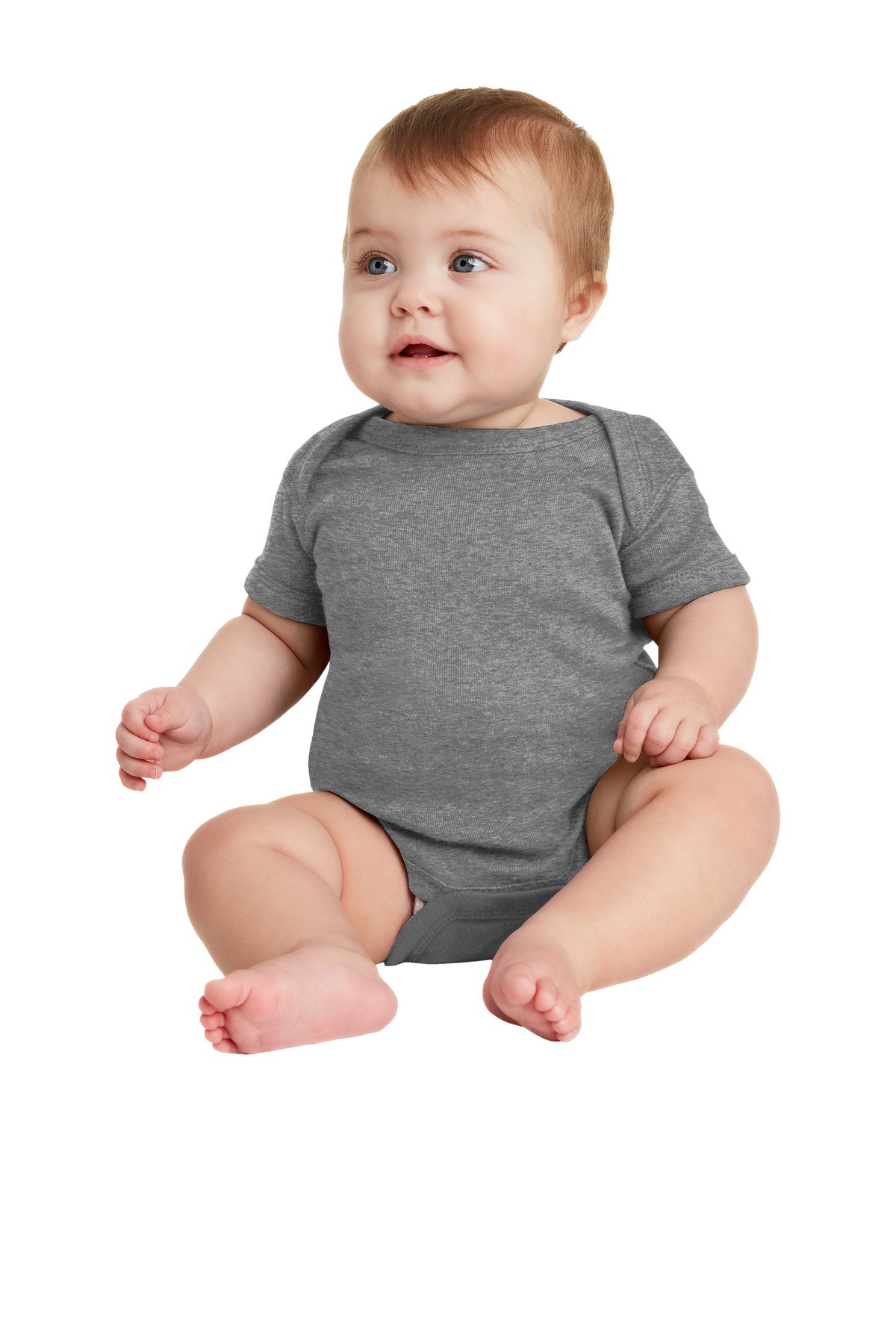 Rabbit Skins Infant Short Sleeve Baby Rib Bodysuit. RS4400 - Image 18