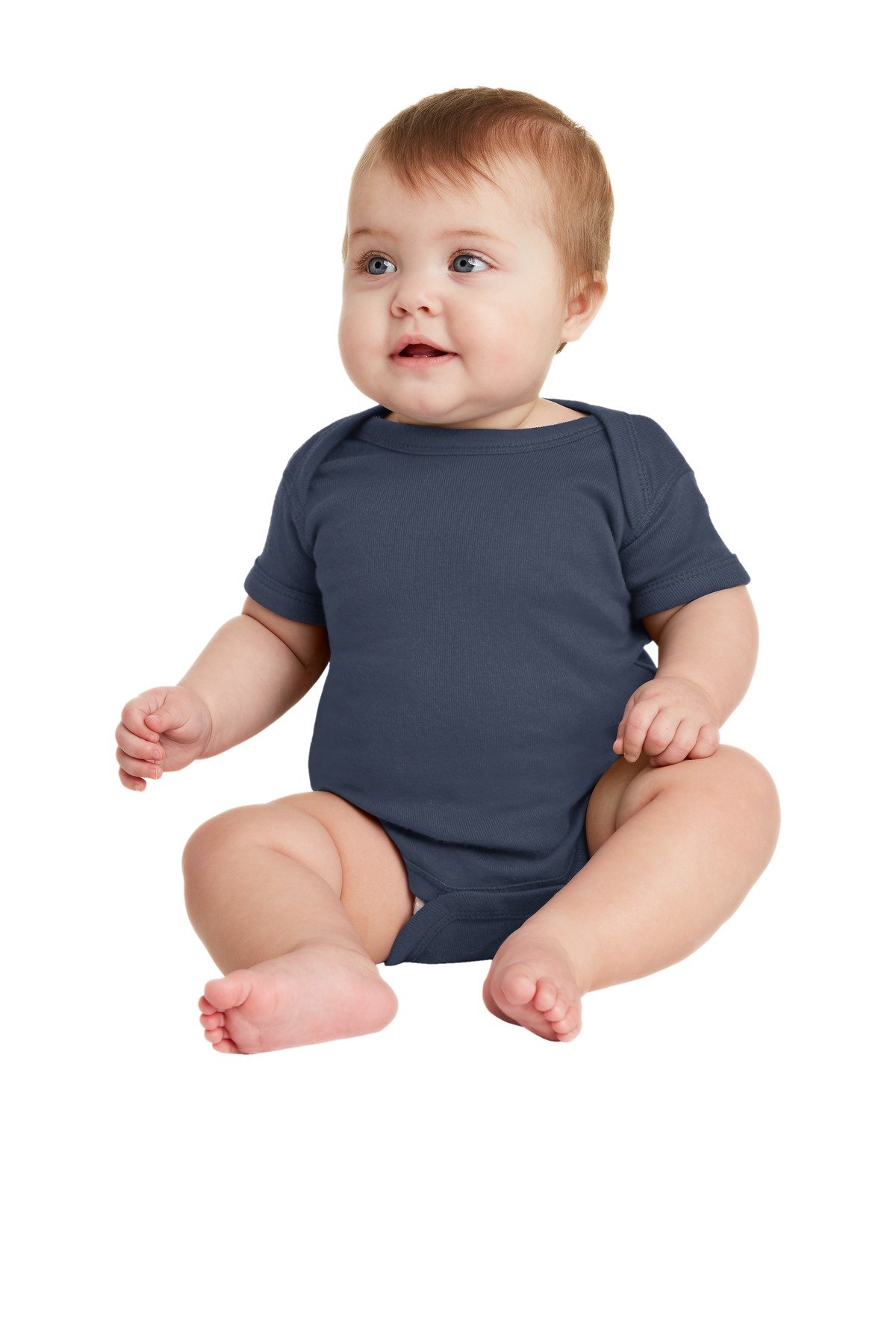 Rabbit Skins Infant Short Sleeve Baby Rib Bodysuit. RS4400 - Image 9