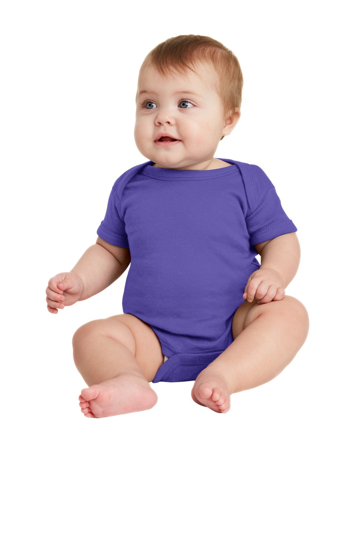 Rabbit Skins Infant Short Sleeve Baby Rib Bodysuit. RS4400 - Image 12