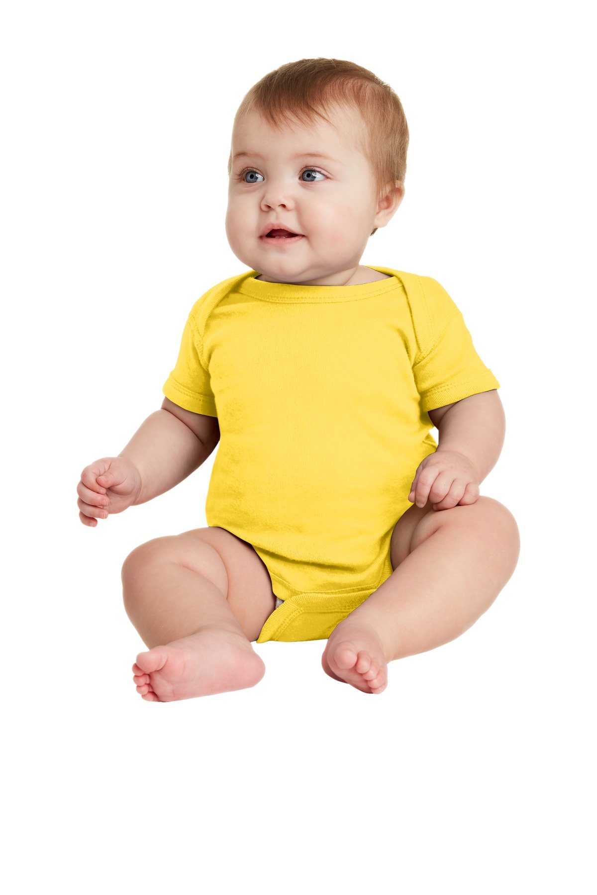 Rabbit Skins Infant Short Sleeve Baby Rib Bodysuit. RS4400 - Image 17