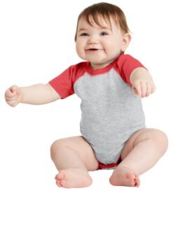 Alternative view of Rabbit Skins ™  Infant Baseball Fine Jersey Bodysuit. RS4430