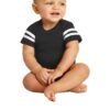Rabbit Skins   Infant Football Fine Jersey Bodysuit. RS4437