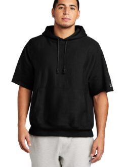 Champion ® Reverse Weave ® Short Sleeve Hooded Sweatshirt S101SS