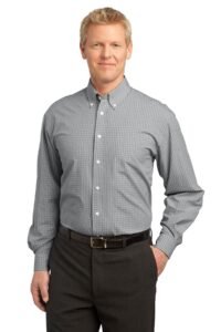 Port Authority ® Plaid Pattern Easy Care Shirt. S639
