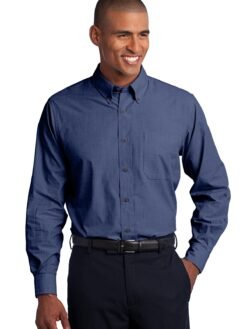 Alternative view of Port Authority ®  Crosshatch Easy Care Shirt. S640
