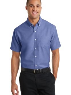 Alternative view of Port Authority ®  Short Sleeve SuperPro ™  Oxford Shirt. S659