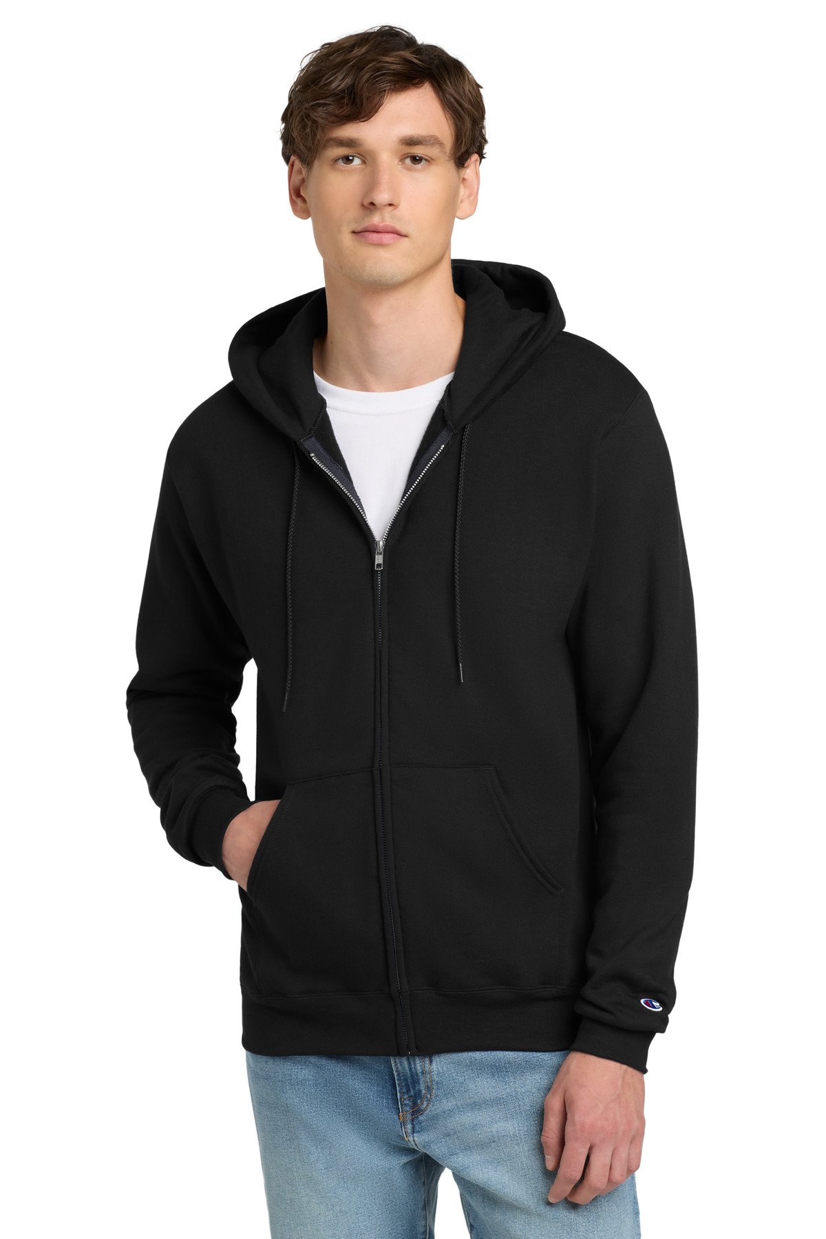 Champion ® Powerblend ® Full-Zip Hoodie. S800