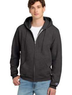 Alternative view of Champion ®  Powerblend ®  Full-Zip Hoodie. S800