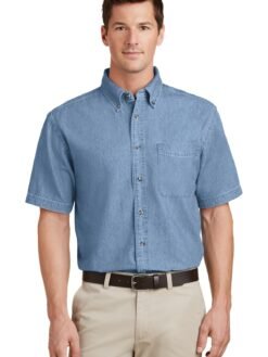 Port & Co ™  Short Sleeve Value Denim Shirt. SP11