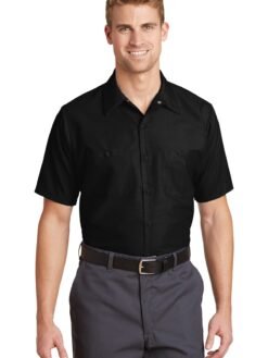 Red Kap ® Long Size, Short Sleeve Industrial Work Shirt. SP24LONG