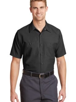 Alternative view of Red Kap ®  Long Size, Short Sleeve Industrial Work Shirt. SP24LONG