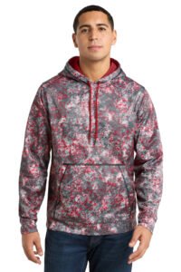 Alternative view of Sport-Tek Sport-Wick Mineral Freeze Fleece Hooded Pullover. ST230