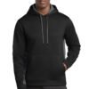 Sport-Tek Sport-Wick Fleece Colorblock Hooded Pullover. ST235