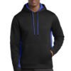 Sport-Tek Sport-Wick Fleece Colorblock Hooded Pullover. ST235 - Image 3