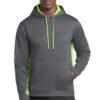 Sport-Tek Sport-Wick Fleece Colorblock Hooded Pullover. ST235 - Image 4