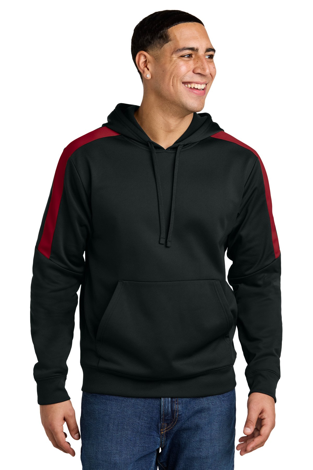 Sport-Tek Sport-Wick Fleece United Pullover Hoodie ST255 - Image 2