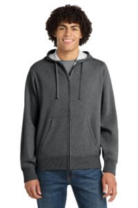 Alternative view of Sport-Tek Full-Zip Hooded Sweatshirt. ST258
