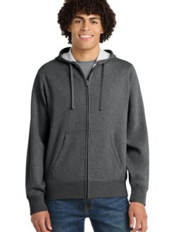 Alternative view of Sport-Tek ®  Full-Zip Hooded Sweatshirt. ST258