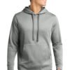 Sport-Tek PosiCharge Sport-Wick Heather Fleece Hooded Pullover. ST264 - Image 2